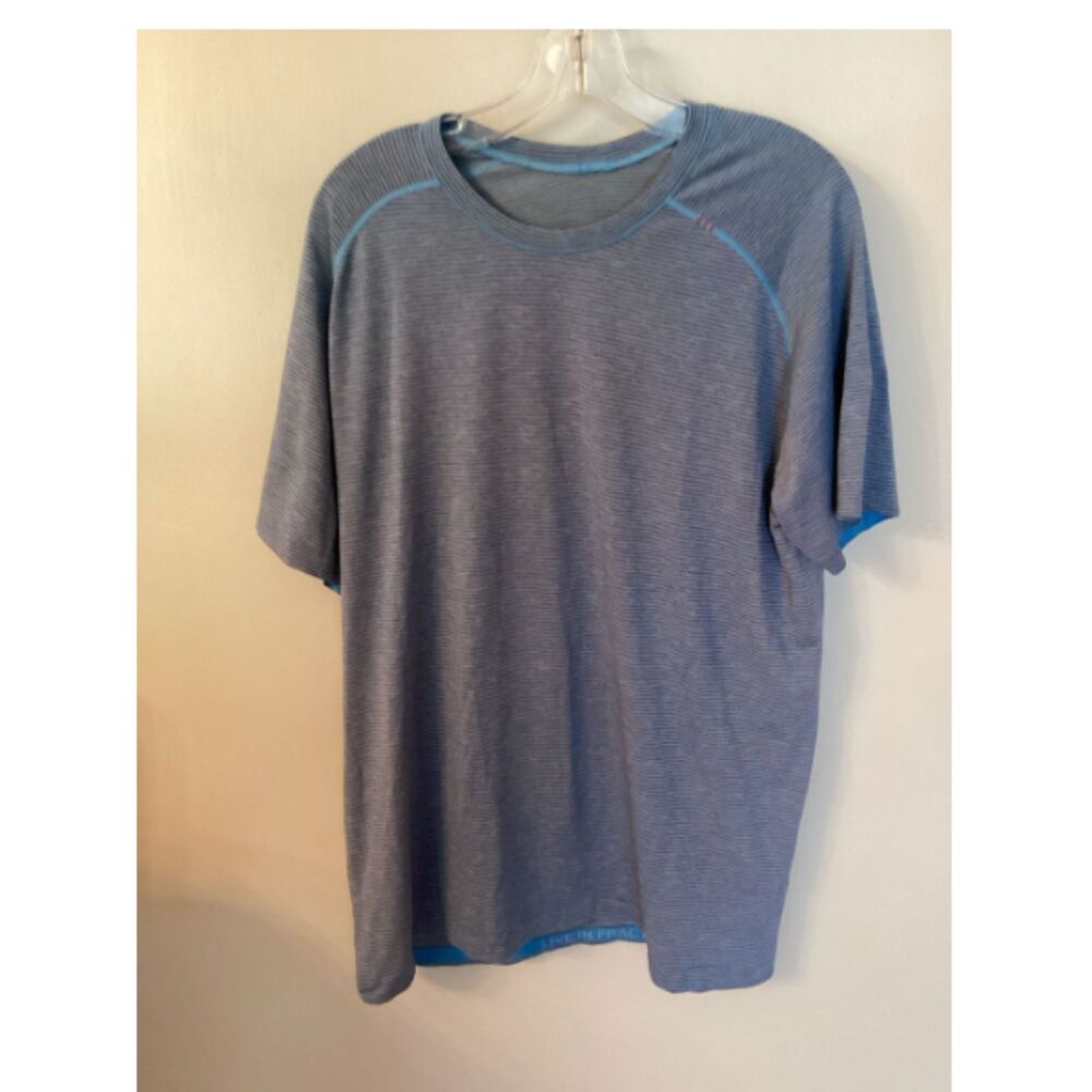 Lululemon Metal Vent Tech Shirt Men's XL Blue